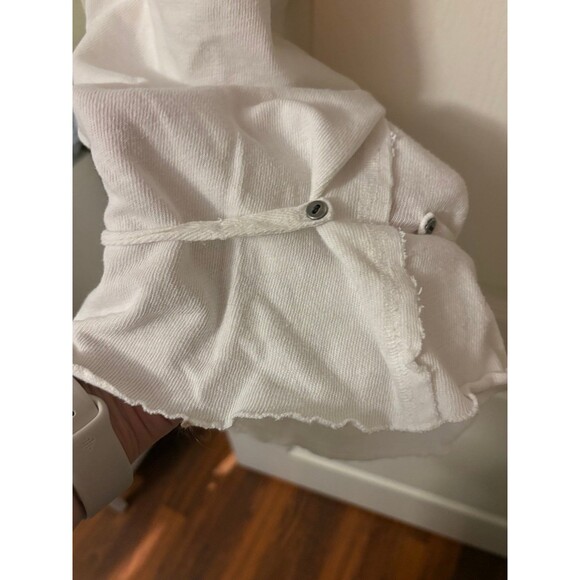 Free People Organic Cotton Lounge Top and Pants in Ivory, size XL - Picture 9 of 12